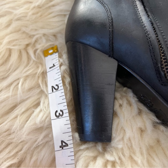 Joie Dalton Black Smooth Leather Bootie 6.5 - Picture 6 of 7